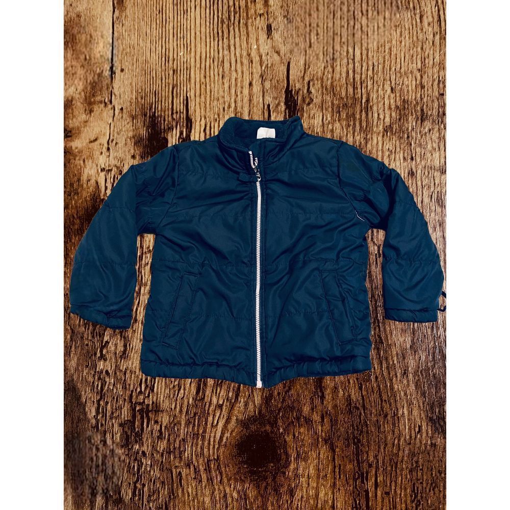 Wonder Nation Toddler Boys 3T Navy Blue Puffer coat